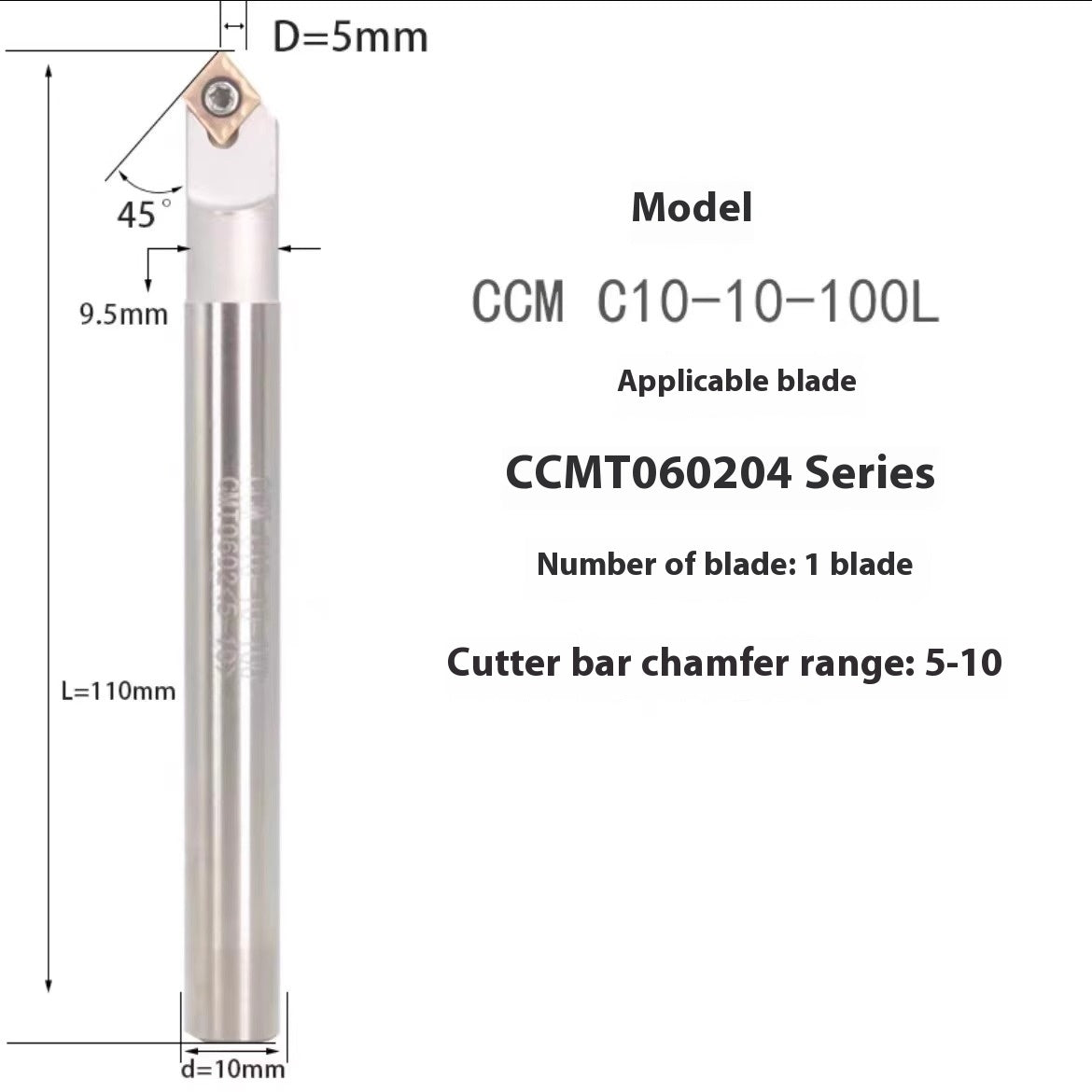 1144-Shedding type fixed-point chamfering cutter 30 degree 45 degree 60 degree chamfering cutter bar SSK/SSP/TCM/SSY/SSO/SSH Shandong Denso Pricision Tools Co.,Ltd.